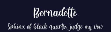 Bernadette by Jimtype Studio — Script Handwritten Font — thumbnail 2