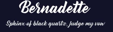 Bernadette by StereoType — Script Handwritten Font — thumbnail 2