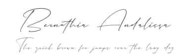 Bernathia Andalissa by Storytype Studio — Script Handwritten Font — thumbnail 1