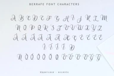 Berrafe Font by leamsign — Script Handwritten Font — thumbnail 5