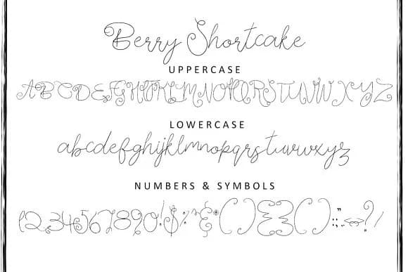 Berry Shortcake Font by Creativeqube Design — Script Handwritten Font