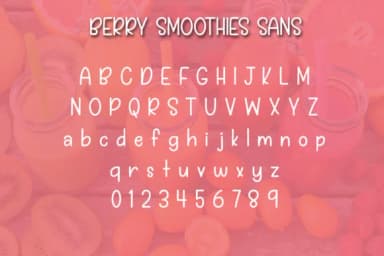 Berry Smoothies Font by Kristy Hatswell — Script Handwritten Font — thumbnail 3