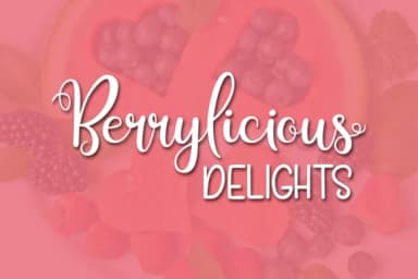 Berry Smoothies Font by Kristy Hatswell — Script Handwritten Font — thumbnail 5