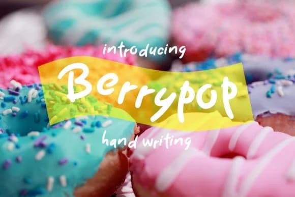 Berrypop Font by Fype Co. — Script Handwritten Font