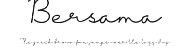 Bersama by Ahmad Dindin — Script Handwritten Font — thumbnail 1