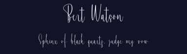 Bert Watson by Letterhend Studio — Script Handwritten Font — thumbnail 2