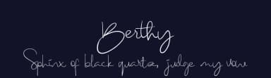 Berthy by Rochart Studio — Script Handwritten Font — thumbnail 2
