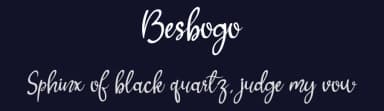 Besbogo by Metal Studio — Script Handwritten Font — thumbnail 2