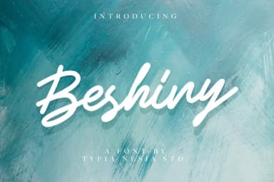 Beshiny Font by Typia Nesia — Script Handwritten Font — thumbnail 1