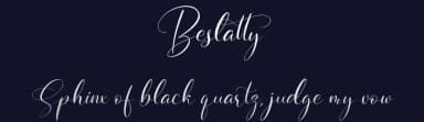 Beslatty by Perspectype Studio - Letterena.com — Script Handwritten Font — thumbnail 2