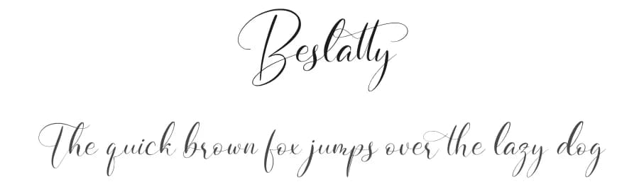 Beslatty by Perspectype Studio - Letterena.com — Script Handwritten Font