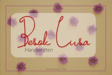 Besok Lusa Font by Mozyen Studio — Script Handwritten Font — thumbnail 1