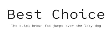 Best Choice by Dharma Type — Sans Serif Font — thumbnail 1