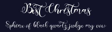 Best Christmas by Yoga Letter — Script Handwritten Font — thumbnail 2