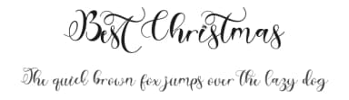 Best Christmas by Yoga Letter — Script Handwritten Font — thumbnail 1
