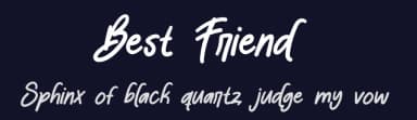 Best Friend by Scratchones — Script Handwritten Font — thumbnail 2