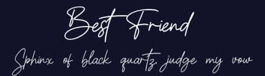 Best Friend by Mozatype — Script Handwritten Font — thumbnail 2