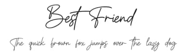 Best Friend by Mozatype — Script Handwritten Font — thumbnail 1