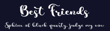 Best Friends by Fana Merah Jambu — Script Handwritten Font — thumbnail 2