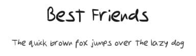 Best Friends by Fortress Tech — Script Handwritten Font — thumbnail 1