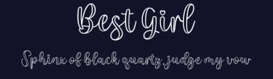 Best Girl by Attract Studio — Script Handwritten Font — thumbnail 2