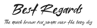 Best Regards by Khurasan — Script Handwritten Font — thumbnail 1