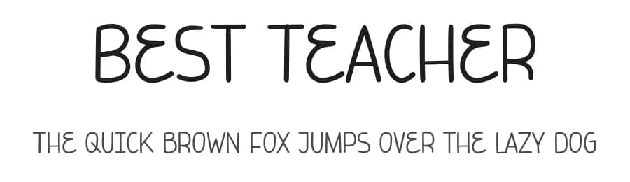 Best Teacher by Creassion Studio — Script Handwritten Font — preview 1