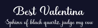 Best Valentina by Romi Rahmadi — Script Handwritten Font — thumbnail 2