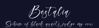 Bestalia by Letterena Studios — Script Handwritten Font — thumbnail 2