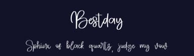 Bestday by Letterafa Studio — Script Handwritten Font — thumbnail 2