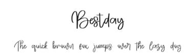 Bestday by Letterafa Studio — Script Handwritten Font — thumbnail 1
