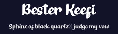 Bester Keefi by twinletter — Script Handwritten Font — thumbnail 2