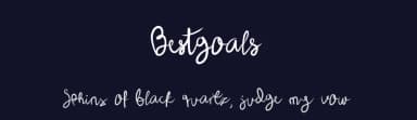 Bestgoals by Baihaki — Script Handwritten Font — thumbnail 2