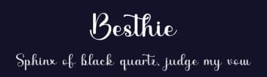 Besthie by Letterafa Studio — Script Handwritten Font — thumbnail 2