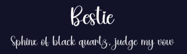 Bestie by Scratchones — Script Handwritten Font — thumbnail 2