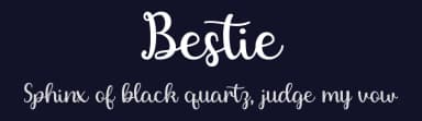 Bestie by Hardiboy Design — Script Handwritten Font — thumbnail 2