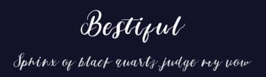Bestiful by Glyphstyle — Script Handwritten Font — thumbnail 2