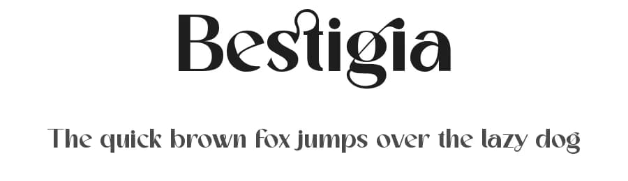 Bestigia by Ronny Studio — Sans Serif Font
