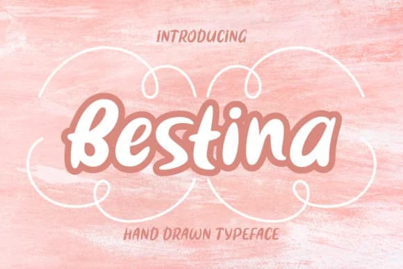 Bestina Font by Rifki (7ntypes) — Script Handwritten Font