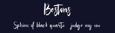 Bestons by Maulana Creative — Script Handwritten Font — thumbnail 2