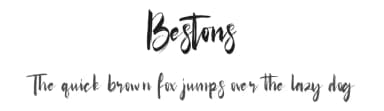 Bestons by Maulana Creative — Script Handwritten Font — thumbnail 1