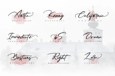 Bestowens Family Font by thomasaradea — Script Handwritten Font — thumbnail 3