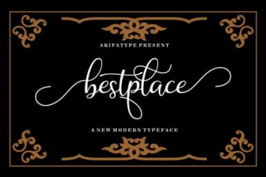 Bestplace Script Font by akifatype — Script Handwritten Font — thumbnail 1