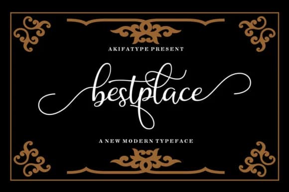 Bestplace Script Font by akifatype — Script Handwritten Font