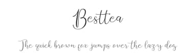 Besttea by Etigletters — Script Handwritten Font — thumbnail 1