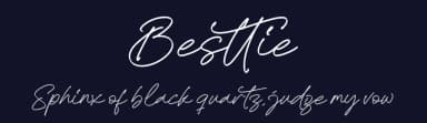 Besttie by Integritype Studio — Script Handwritten Font — thumbnail 2