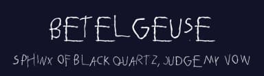 Betelgeuse by Juha Korhonen — Script Handwritten Font — thumbnail 2