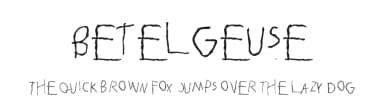 Betelgeuse by Juha Korhonen — Script Handwritten Font — thumbnail 1