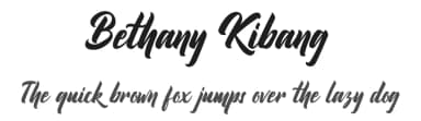 Bethany Kibang by StringLabs Creative Studio — Script Handwritten Font — thumbnail 1