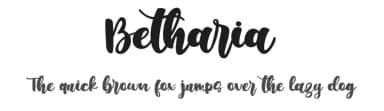 Betharia by Markonah Creative — Script Handwritten Font — thumbnail 1